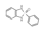 8-phenyl-2,7,9-triaza-8$l^C11H10N3OP-phosphabicyclo[4.3.0]nona-2,4,10-triene 8-oxide structure