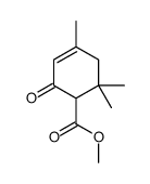methyl 4,6,6-trimethyl-2-oxocyclohex-3-ene-1-carboxylate Structure