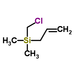 Allyl(chloromethyl)dimethylsilane Structure