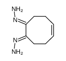 (5Z)-5-Cyclooctene-1,2-dione dihydrazone结构式