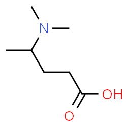 Pentanoic acid, 4-(dimethylamino)- (9CI) structure