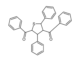(5-benzoyl-2,4-diphenylthiolan-3-yl)-phenylmethanone结构式