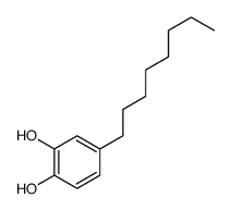 4-辛基邻苯二酚结构式