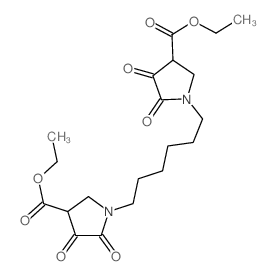 ethyl 1-[6-(4-ethoxycarbonyl-2,3-dioxo-pyrrolidin-1-yl)hexyl]-4,5-dioxo-pyrrolidine-3-carboxylate picture