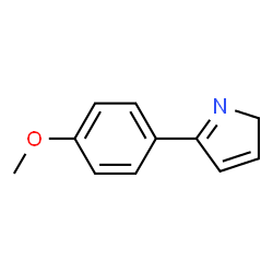 2H-Pyrrole,5-(4-methoxyphenyl)-(9CI) structure