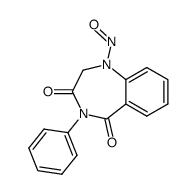 1-nitroso-4-phenyl-1H-1,4-benzodiazepine-3,5(2H,4H)-dione Structure
