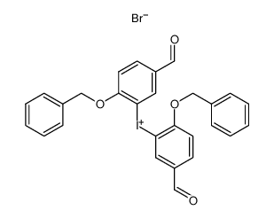 bis(2-(benzyloxy)-5-formylphenyl)iodonium bromide结构式