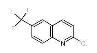 2-chloro-6-(trifluoromethyl)quinoline structure