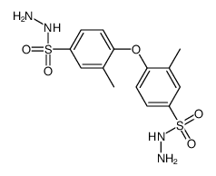 2,2'-oxybis(toluene-5-sulphonohydrazide)结构式