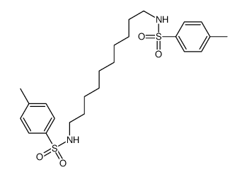 4-methyl-N-[10-[(4-methylphenyl)sulfonylamino]decyl]benzenesulfonamide结构式