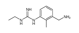 Guanidine, N-[3-(aminomethyl)-2-methylphenyl]-N-ethyl- (9CI) Structure