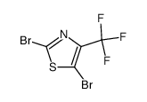 2,5-dibromo-4-(trifluoromethyl)thiazole结构式