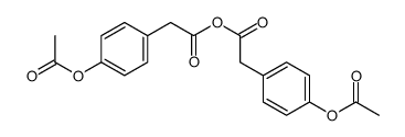 [2-(4-acetyloxyphenyl)acetyl] 2-(4-acetyloxyphenyl)acetate结构式