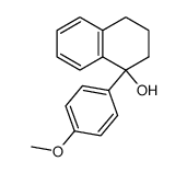 1-hydroxy-1-(4-methoxyphenyl)tetralin Structure