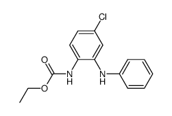 N1-phenyl-N2-carbethoxy-5-chloro-o.phenylenediamine结构式