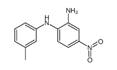 4-nitro-N1-m-tolyl-o-phenylenediamine结构式