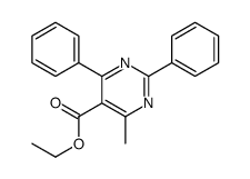 ethyl 4-methyl-2,6-diphenylpyrimidine-5-carboxylate Structure