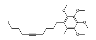 1-(9-iodonon-5-yn-1-yl)-2,3,4,5-tetramethoxy-6-methylbenzene Structure