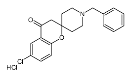 1'-benzyl-6-chlorospiro[3H-chromene-2,4'-piperidine]-4-one,hydrochloride Structure