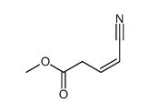 methyl (Z)-4-cyano-3-butenoate结构式