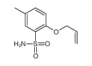 5-methyl-2-prop-2-enoxybenzenesulfonamide Structure
