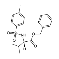 N-p-Toluolsulfonyl-L-valin-methylester Structure
