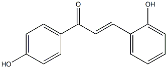 2-Propen-1-one, 3-(2-hydroxyphenyl)-1-(4-hydroxyphenyl)-, (2E)-结构式