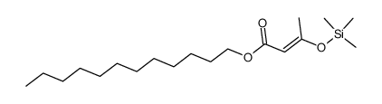 Lauryl acetoacetate trimethylsilyl enol ether结构式
