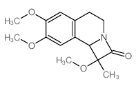 2H-Azeto[2,1-a]isoquinolin-2-one, 1,4,5,9b-tetrahydro-1,7,8-trimethoxy-1-methyl- picture