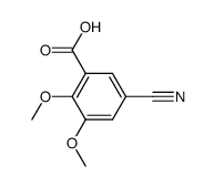 5-cyano-2,3-dimethoxy-benzoic acid结构式