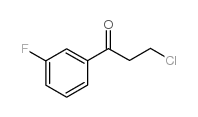 3-chloro-1-(3-fluorophenyl)propan-1-one结构式