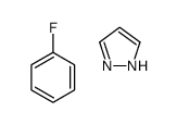 fluorobenzene,1H-pyrazole结构式