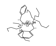 [Pd2(μ-Cl)2(CH2Ph)(PBu3)2] Structure