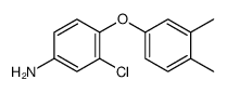 3-chloro-4-(3,4-dimethylphenoxy)aniline结构式