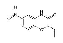 6-nitro-2-ethyl-1,4-benzoxazin-3-one Structure