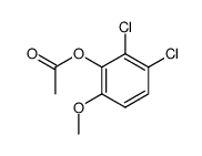 5,6-dichloroguaiacol acetate Structure