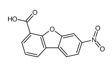 7-nitro-dibenzofuran-4-carboxylic acid Structure