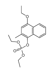 (4-Ethoxy-2-methyl-1-naphthyl)diethylphosphat Structure