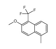 2-methoxy-5-methyl-1-(trifluoromethyl)naphthalene结构式