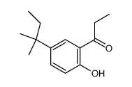 1-(2-hydroxy-5-tert-pentyl-phenyl)-propan-1-one Structure