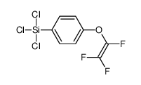 trichloro-[4-(1,2,2-trifluoroethenoxy)phenyl]silane Structure
