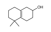 1,2,3,4,5,6,7,8-octahydro-5,5-dimethyl-2-naphthalenol Structure