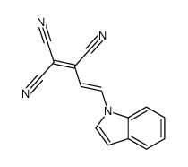 4-indol-1-ylbuta-1,3-diene-1,1,2-tricarbonitrile结构式