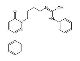 1-[4-(6-oxo-3-phenylpyridazin-1-yl)butyl]-3-phenylurea Structure