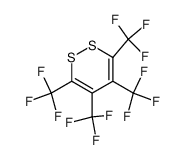perfluoro 3,4,5,6-tetramethyl 1,2-dithiin Structure