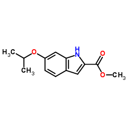 6-ISOPROPOXY-1H-INDOLE-2-CARBOXYLIC ACID METHYL ESTER Structure