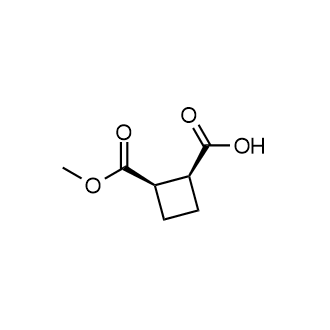 1-Methyl(1R,2S)-1,2-cyclobutanedicarboxylate Structure