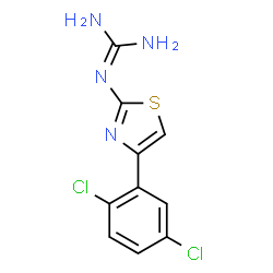 N-[4-(2,5-DICHLORO-PHENYL)-THIAZOL-2-YL]-GUANIDINE structure