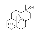 1,7,11-trimethyl-4-propan-2-ylidenecyclotetradecane-1,7-diol Structure