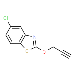 Benzothiazole, 5-chloro-2-(2-propynyloxy)- (9CI) Structure